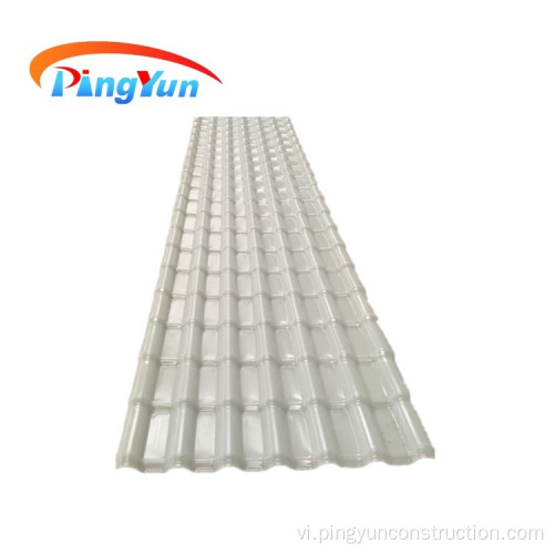 PVC mái ngói mờ cho chiếu sáng